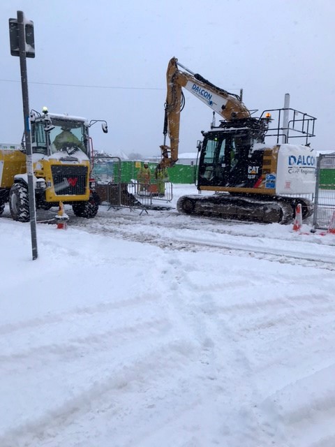 Dalcon enabling works at Parkhead Health Centre for BAM Construction
