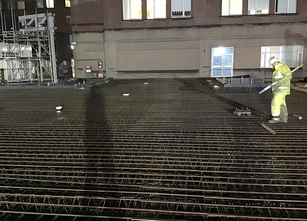 Dalcon subcontract groundworks at Golden Jubilee Hospital